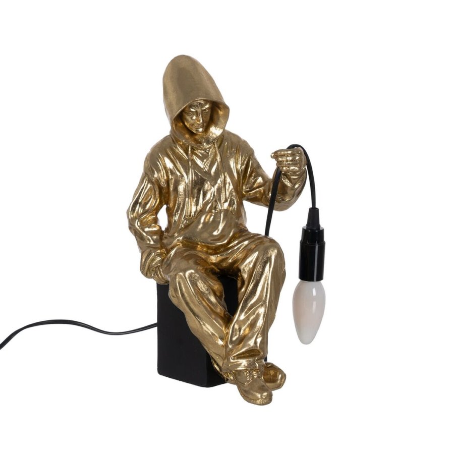 Bordlampe Sort Gylden Harpiks #1