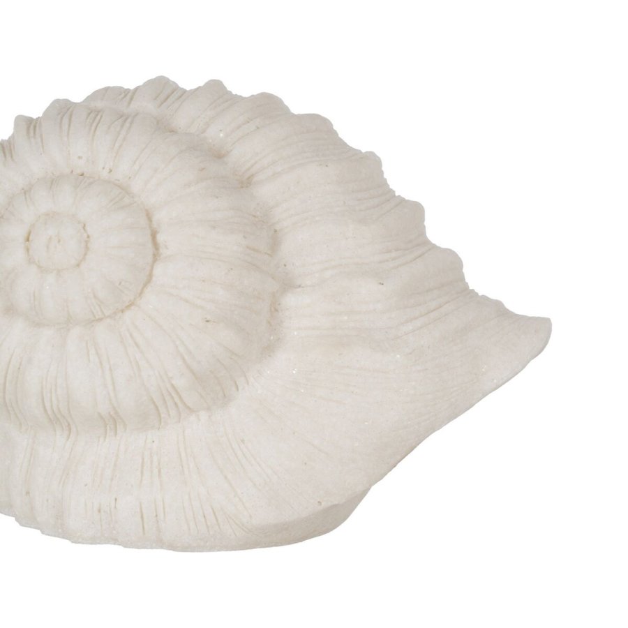 Bordlampe Hvid Harpiks Sten Sand 14,8 x 10,2 x 10,3 cm #4