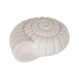 Bordlampe Hvid Harpiks Sten Sand 13,8 x 12 x 6 cm #1