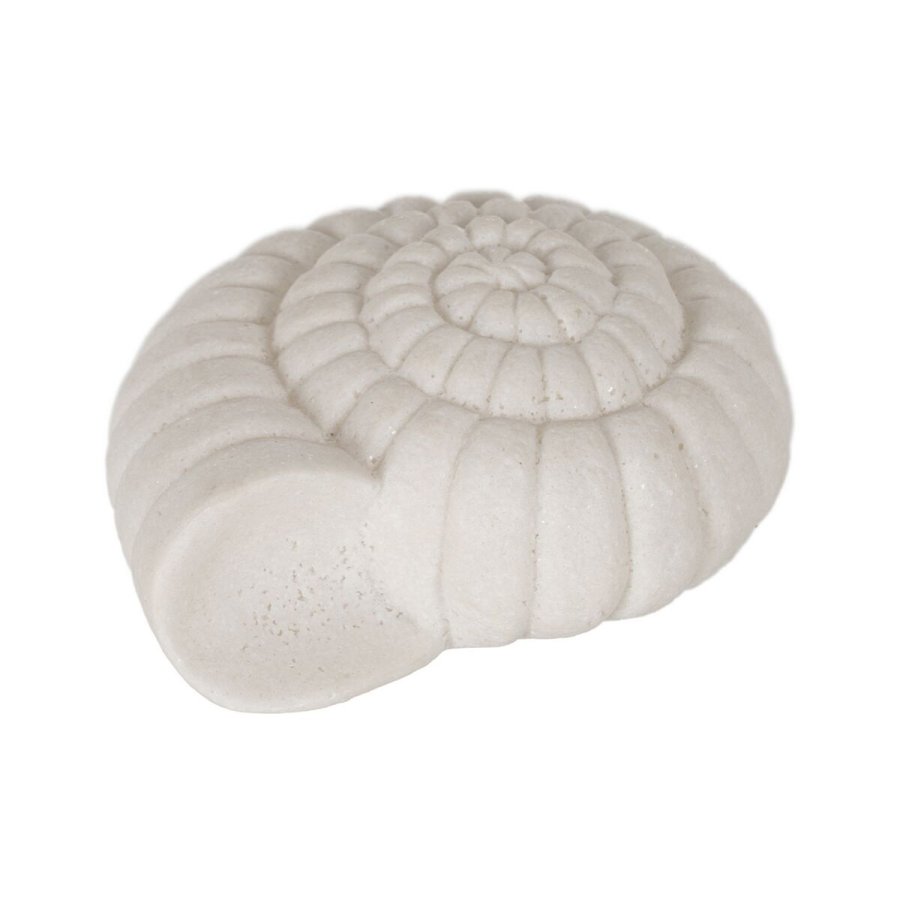 Bordlampe Hvid Harpiks Sten Sand 13,8 x 12 x 6 cm #1