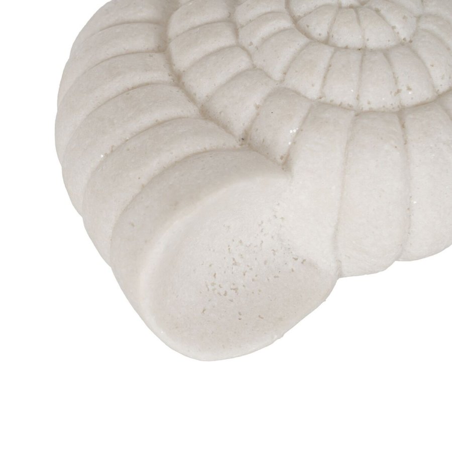 Bordlampe Hvid Harpiks Sten Sand 13,8 x 12 x 6 cm #2