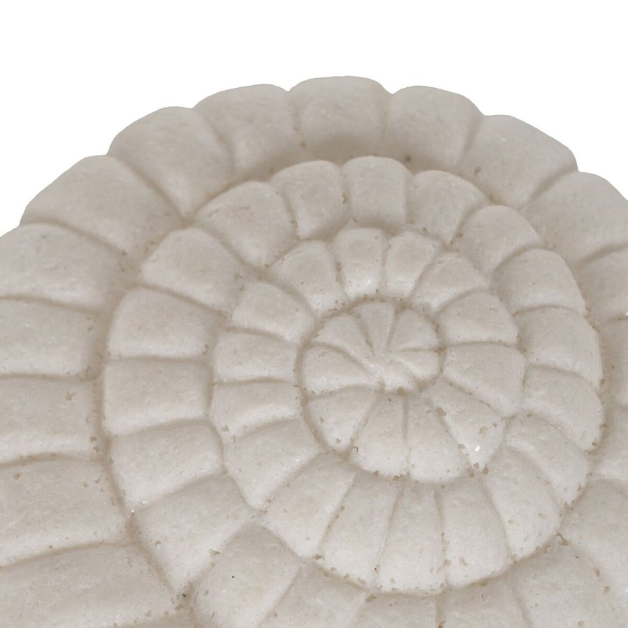 Bordlampe Hvid Harpiks Sten Sand 13,8 x 12 x 6 cm #3