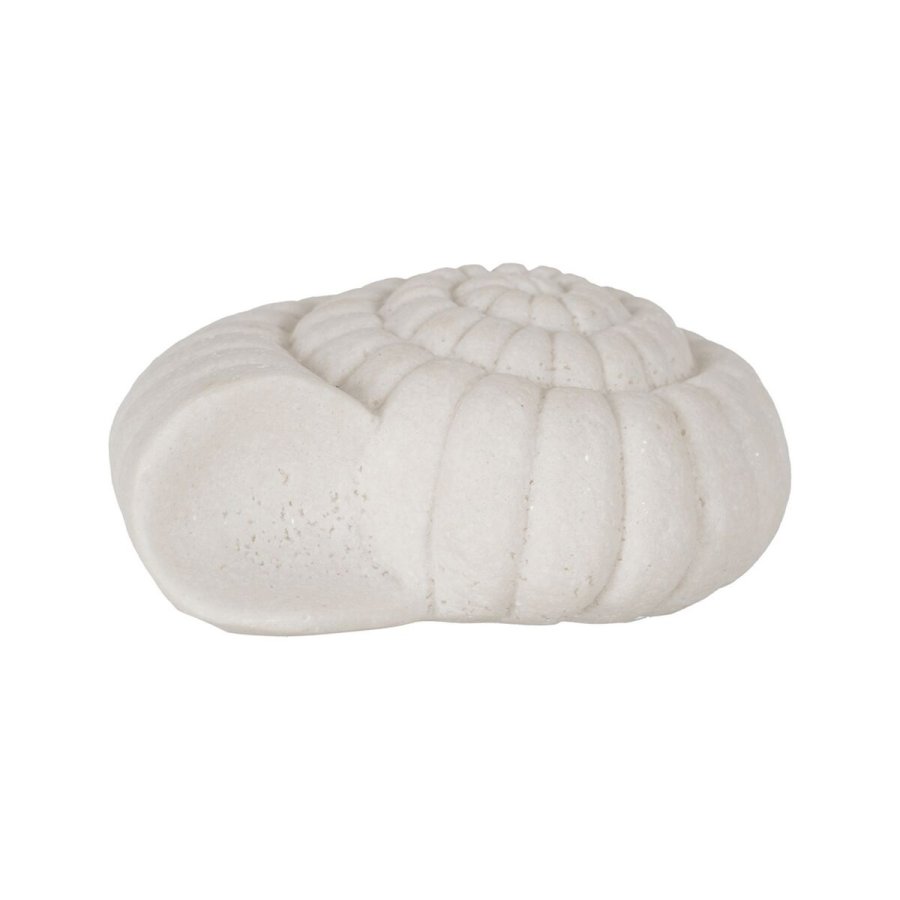 Bordlampe Hvid Harpiks Sten Sand 13,8 x 12 x 6 cm #4