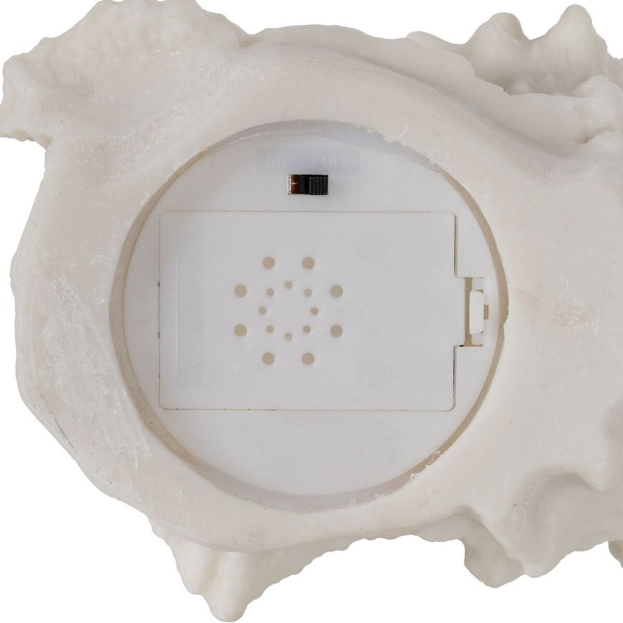 Bordlampe Hvid Harpiks Sten Sand 18 x 11,8 x 11 cm #5