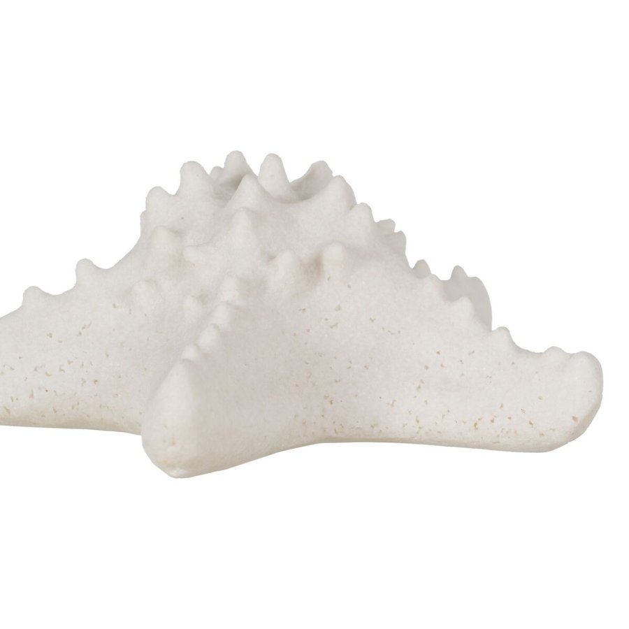 Bordlampe Hvid Harpiks Sten Sand 16,7 x 15,5 x 6,5 cm #3