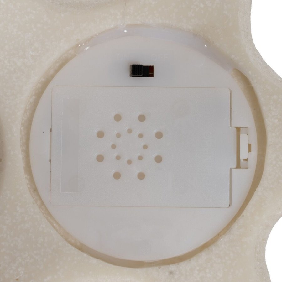 Bordlampe Hvid Harpiks Sten Sand 16,7 x 15,5 x 6,5 cm #4