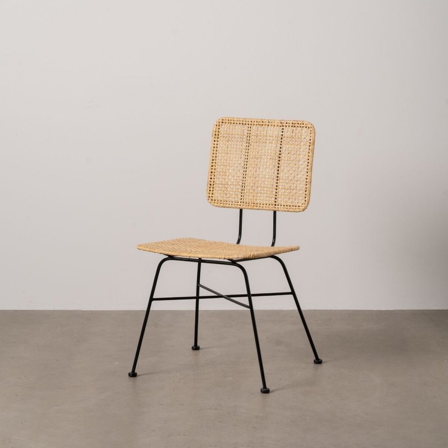 Spisebordsstol Sort Natur #1