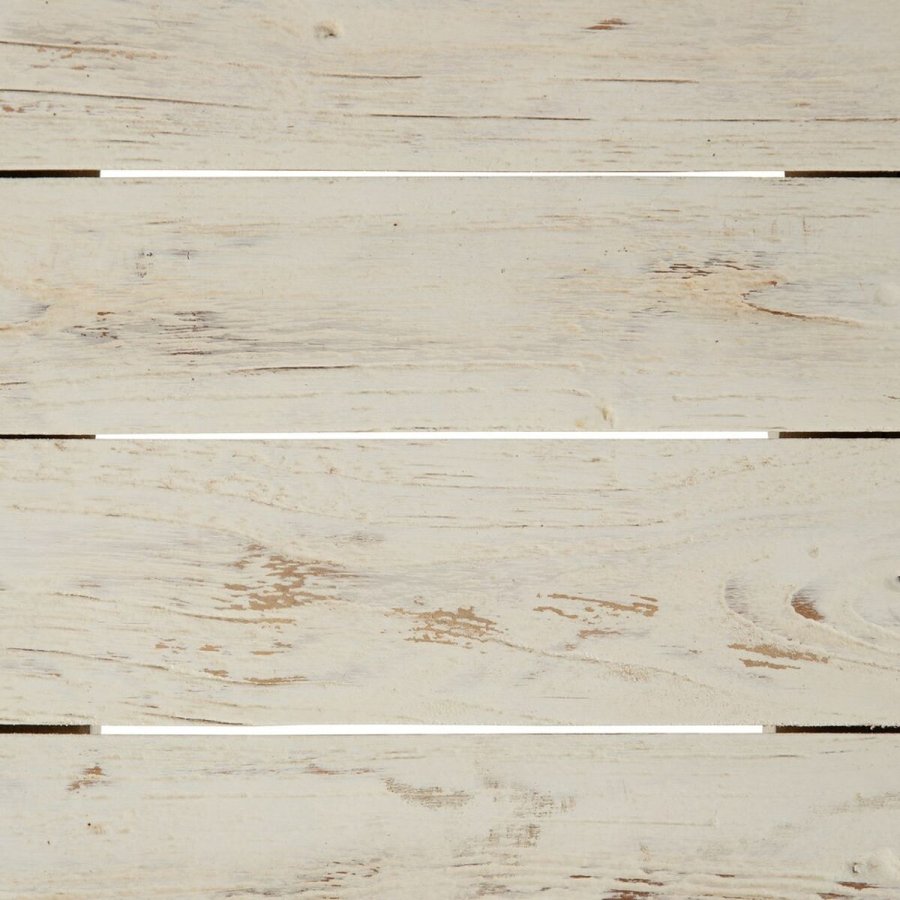 Stol Hvid Teak 120 x 30 x 45 cm #13
