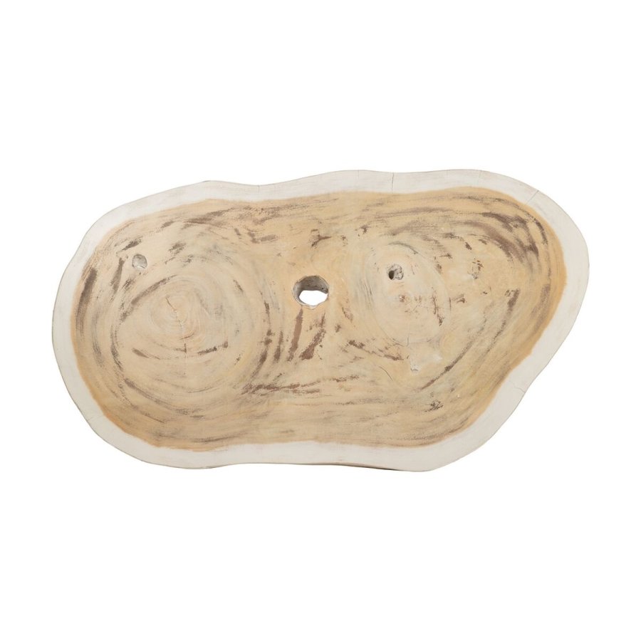 Sofabord Hvid 100 x 70 x 45 cm #6