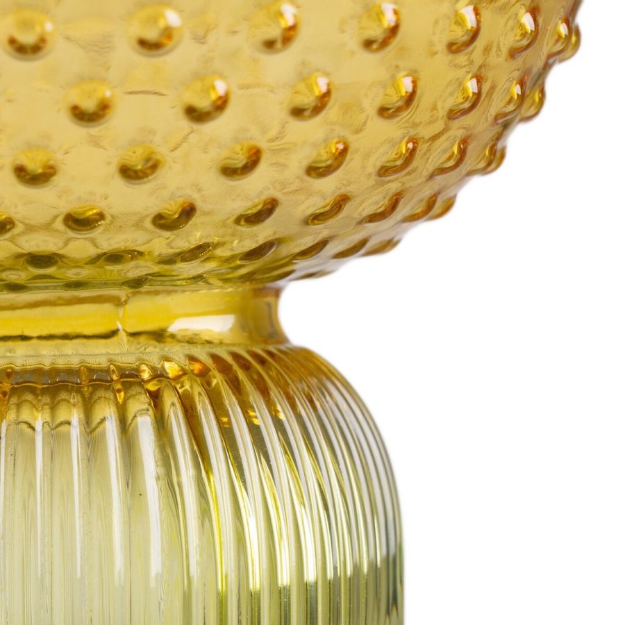 Vase Gul Grn Krystal #5