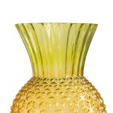 Vase Gul Grn Krystal #4
