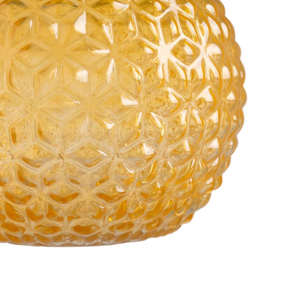 Vase Gul Grn Krystal #6