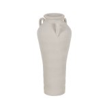 Vase Hvid Keramik 25 x 25 x 60 cm #1