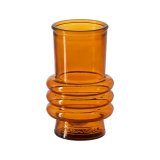 Vase Orange genbrugsglas 10 x 10 x 17 cm #1