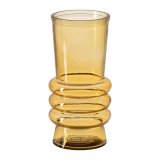 Vase Gul genbrugsglas 13 x 13 x 25 cm #1