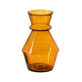 Vase Orange genbrugsglas 16 x 16 x 25 cm #1