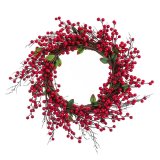 Adventskrans Rd Grn Spanskrr Plastik 45 x 45 cm #9