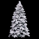 Juletr Hvid Grn PVC Metal Polyetylen snefald 240 cm #5