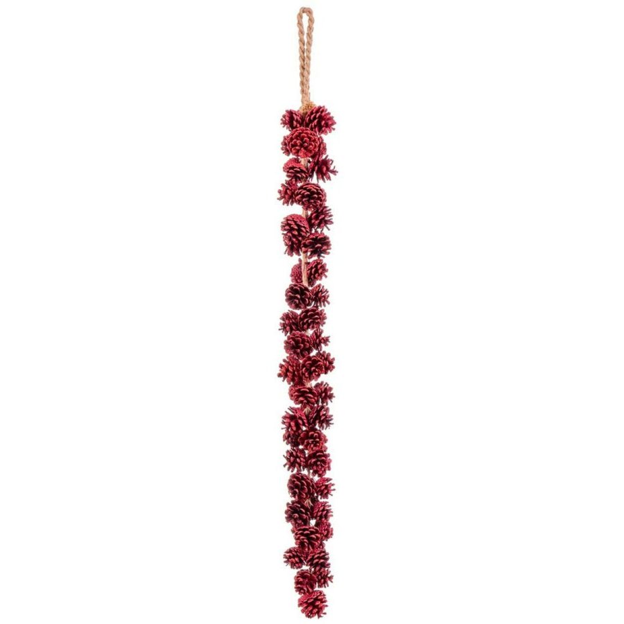 Julepynt Rd Ananas 110 cm #5