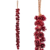 Julepynt Rd Ananas 110 cm #9
