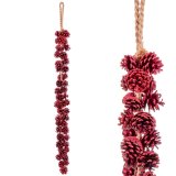 Julepynt Rd Ananas 110 cm #1