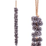 Julepynt Slvfarvet Ananas 110 cm #1