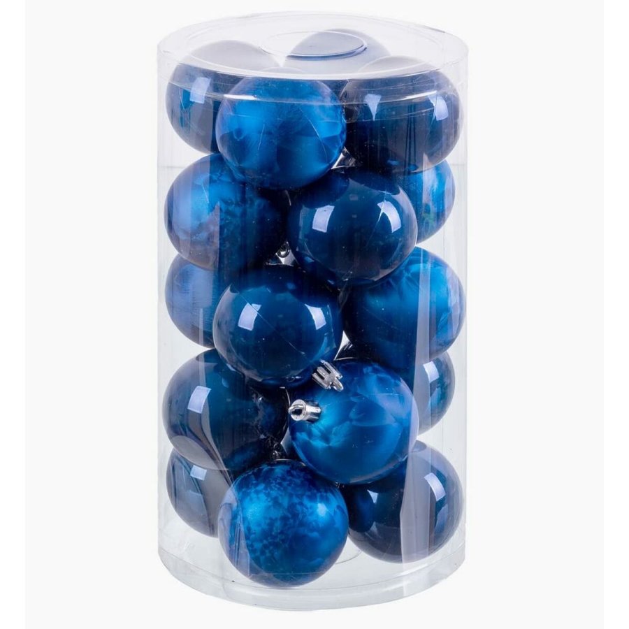Julekugler Bl Plastik 6 x 6 x 6 cm (20 enheder) #5