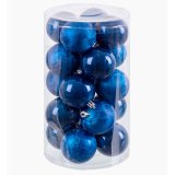 Julekugler Bl Plastik 6 x 6 x 6 cm (20 enheder) #1