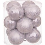 Julekugler Slvfarvet Plastik 8 x 8 x 8 cm (12 enheder) #9