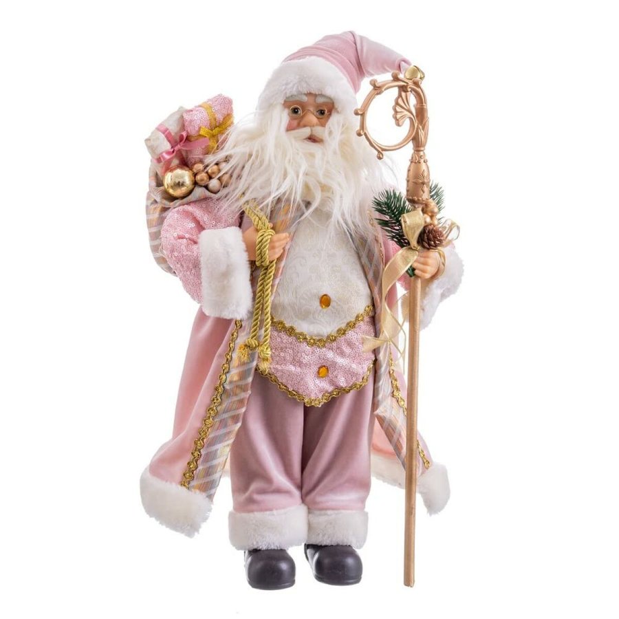 Julepynt Pink Plastik Polyesterharpisk Materiale 45 cm #5