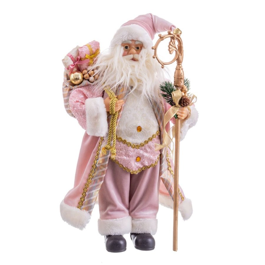 Julepynt Pink Plastik Polyesterharpisk Materiale 45 cm #1