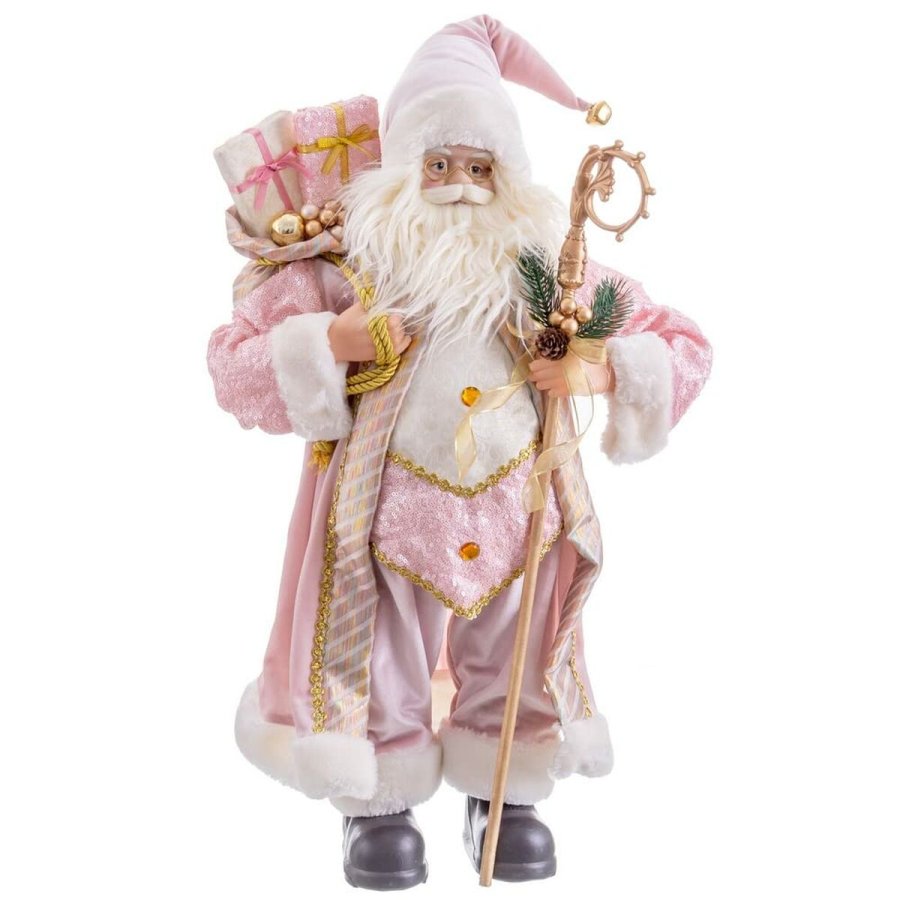 Julepynt Pink Plastik Polyesterharpisk Materiale 60 cm #5