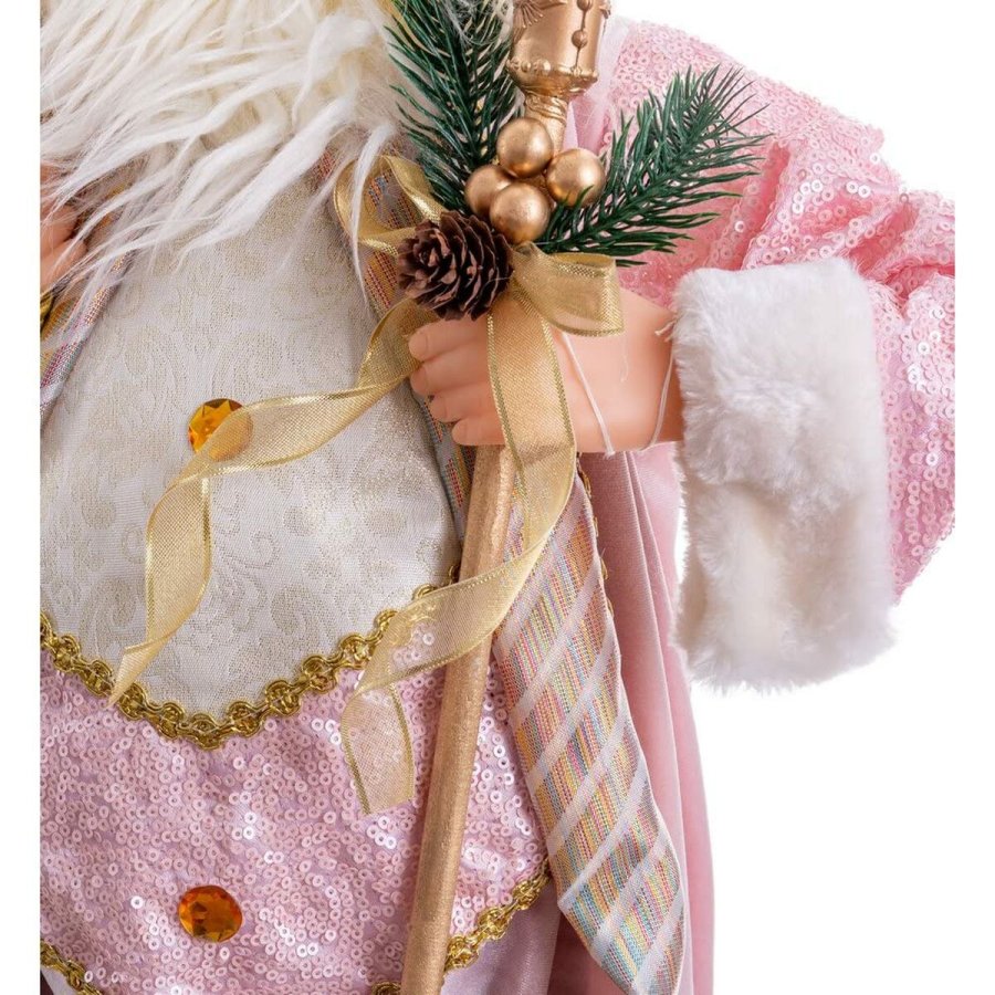 Julepynt Pink Plastik Polyesterharpisk Materiale 60 cm #13