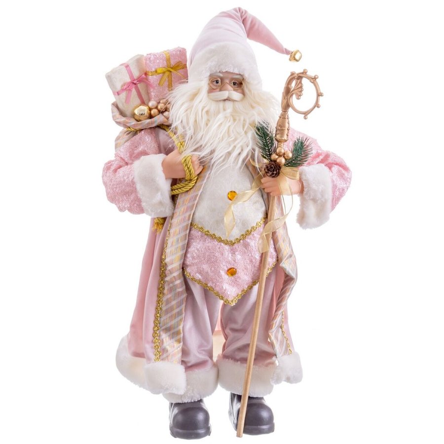 Julepynt Pink Plastik Polyesterharpisk Materiale 60 cm #1