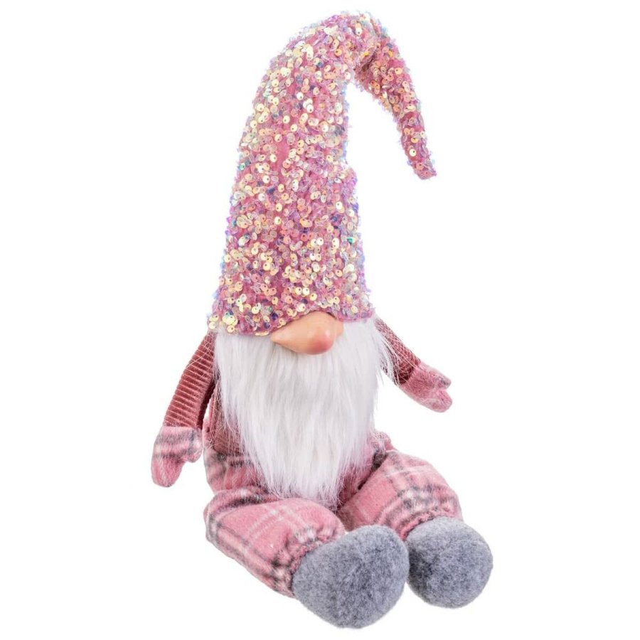 Julepynt Pink Polyesterharpisk Sand Materiale 58 cm #9