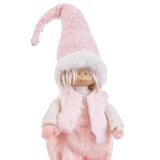 Julepynt Pink Metal Polyesterharpisk Polyfoam Materiale Barn 19 x 10 x 51 cm #5