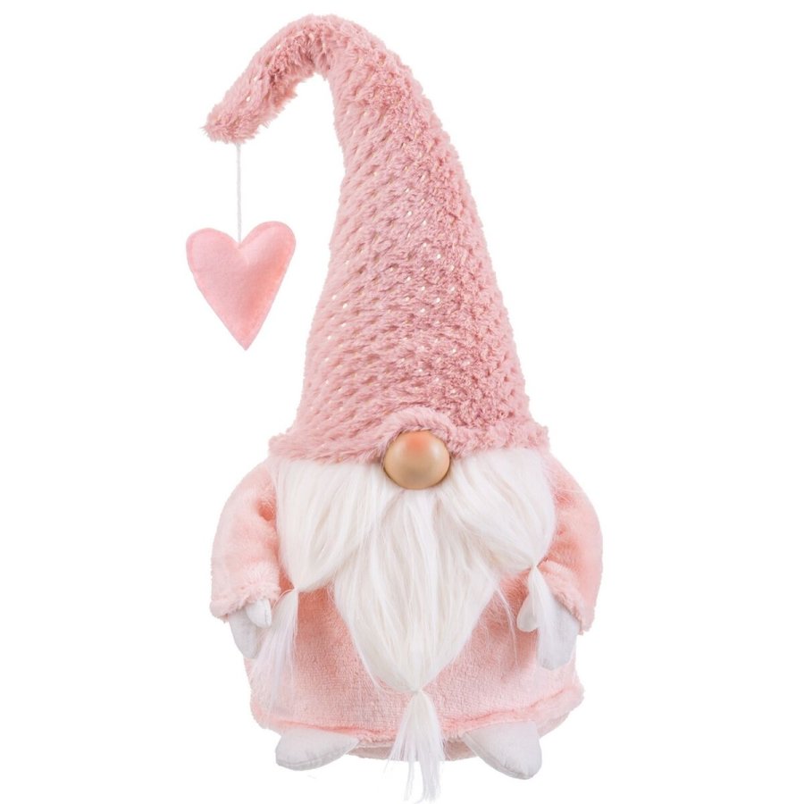Julepynt Pink Polyesterharpisk Sand Polyfoam Materiale 21 x 21 x 49 cm #1