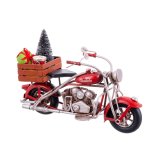 Julepynt Rd Multifarvet Motorcykel 19 X 7,5 X 13 CM #1