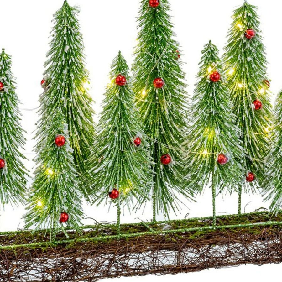 Julepynt Brun Grn Plastik 46 x 10 x 36 cm #9