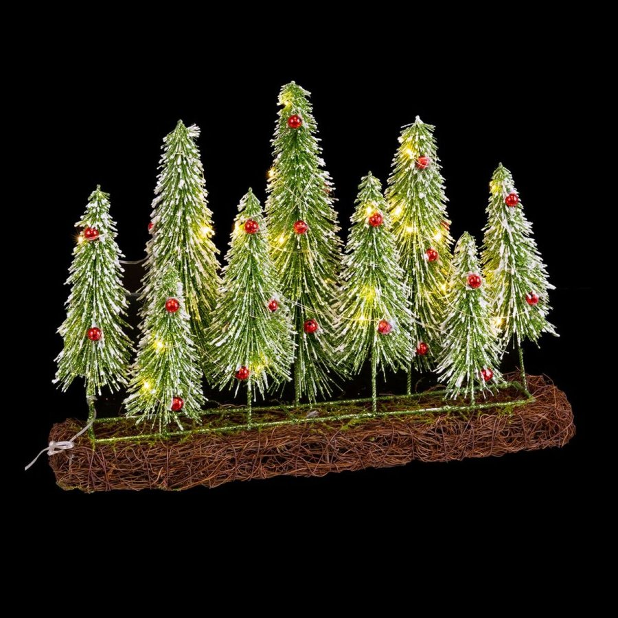 Julepynt Brun Grn Plastik 46 x 10 x 36 cm #5
