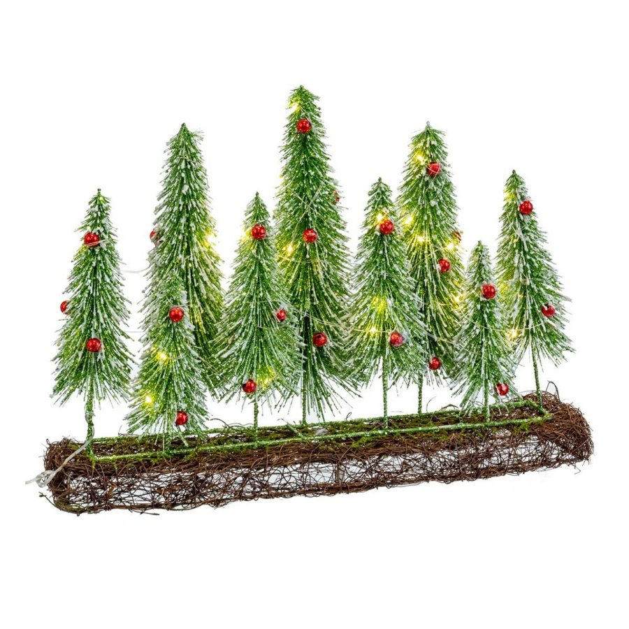 Julepynt Brun Grn Plastik 46 x 10 x 36 cm #1