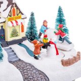 Julepynt Multifarvet Polyesterharpisk 20 x 14 x 15 cm #13