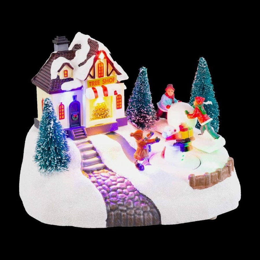 Julepynt Multifarvet Polyesterharpisk 20 x 14 x 15 cm #17