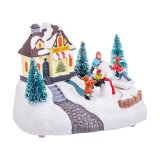 Julepynt Multifarvet Polyesterharpisk 20 x 14 x 15 cm #1
