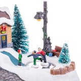 Julepynt Multifarvet Polyesterharpisk 20 x 14 x 15 cm #13