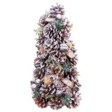 Juletr Multifarvet Plastik Foam Ananas 18 x 18 x 30 cm #1