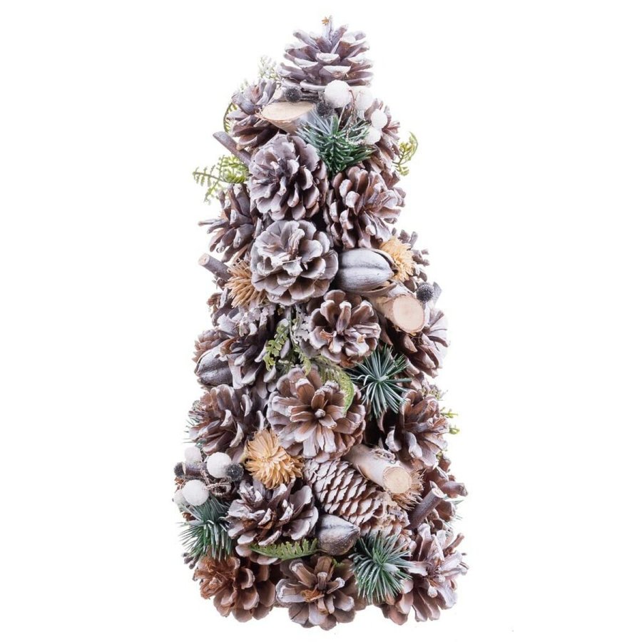 Juletr Multifarvet Plastik Foam Ananas 18 x 18 x 30 cm #1