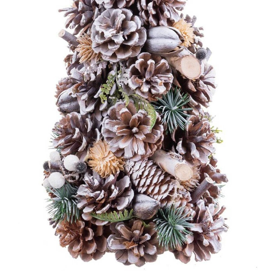 Juletr Multifarvet Plastik Foam Ananas 18 x 18 x 30 cm #9