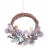 Adventskrans Multifarvet Spanskrr Plastik Foam Ananas 24 x 22 x 8 cm #5