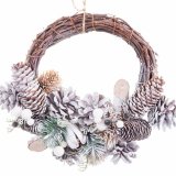 Adventskrans Multifarvet Spanskrr Plastik Foam Ananas 24 x 22 x 8 cm #9